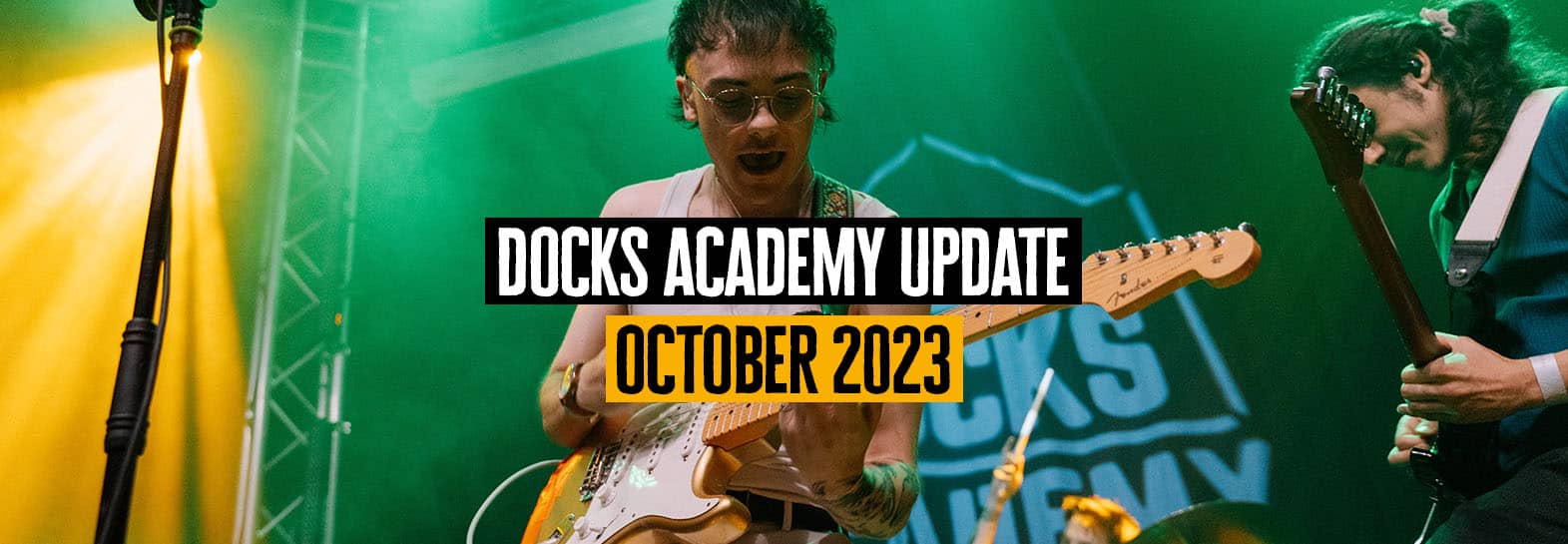 Docks Academy Update Header October 2023