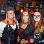 Photograph of customers dressed in Halloween Fancy dress for a Halloween club night