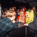 Photograph of customers dressed in Halloween Fancy dress for a Halloween club night