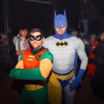 Photograph of customers dressed in Halloween Fancy dress for a Halloween club night