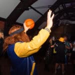 Photograph of customers dressed in Halloween Fancy dress for a Halloween club night