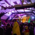 Photograph of customers dressed in Halloween Fancy dress for a Halloween club night