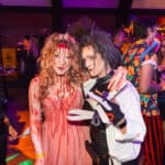 Photograph of custoemrs dressed in Halloween Fancy dress for a Halloween club night