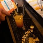 Photograph of a pouring drink